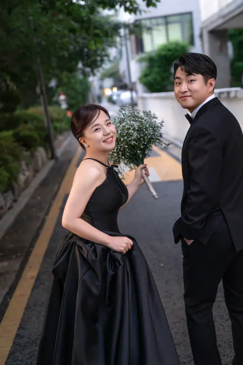 임종훈과 김수현의 웨딩 사진 10