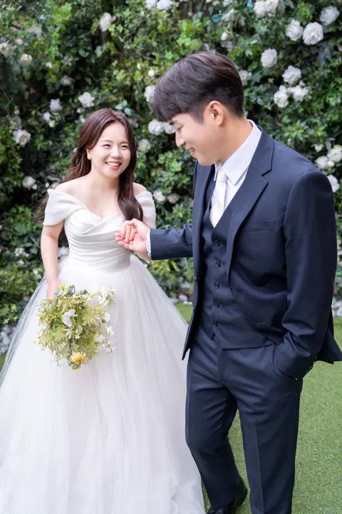 임종훈과 김수현의 웨딩 사진 4